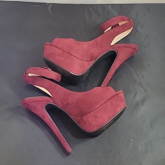 DELICIOUS PEEP TOE ANKLE STRAP HIGH HEEL STILETTOS PUMP G1 - Picture 8 of 12